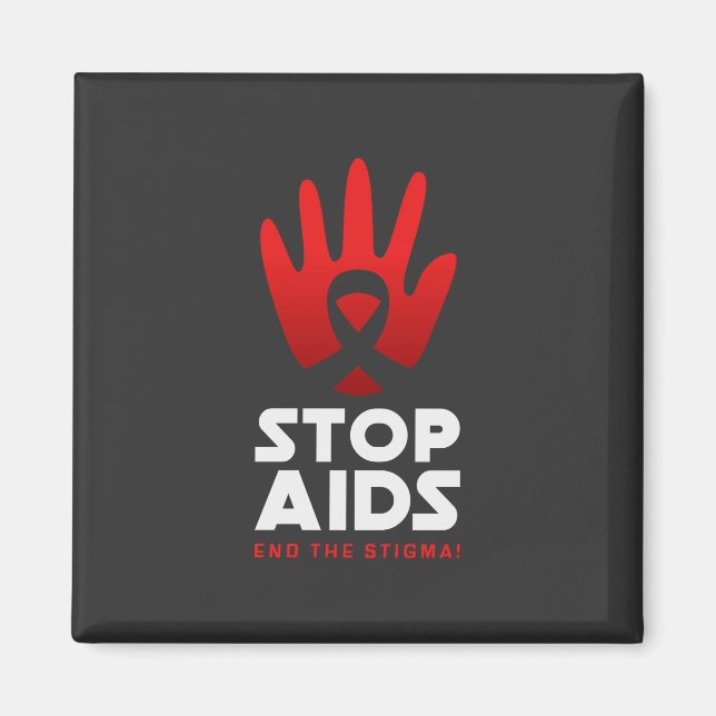 Aids stoppen magnet (Vorne)
