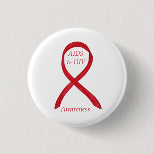 Aids und HIV-Sensibilisierungskampagne - individue Button