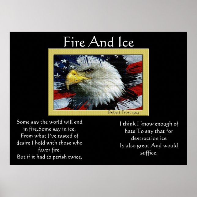 Aigle À Pompiers Et À Glace 4 juillet Affiches 11 (Devant)