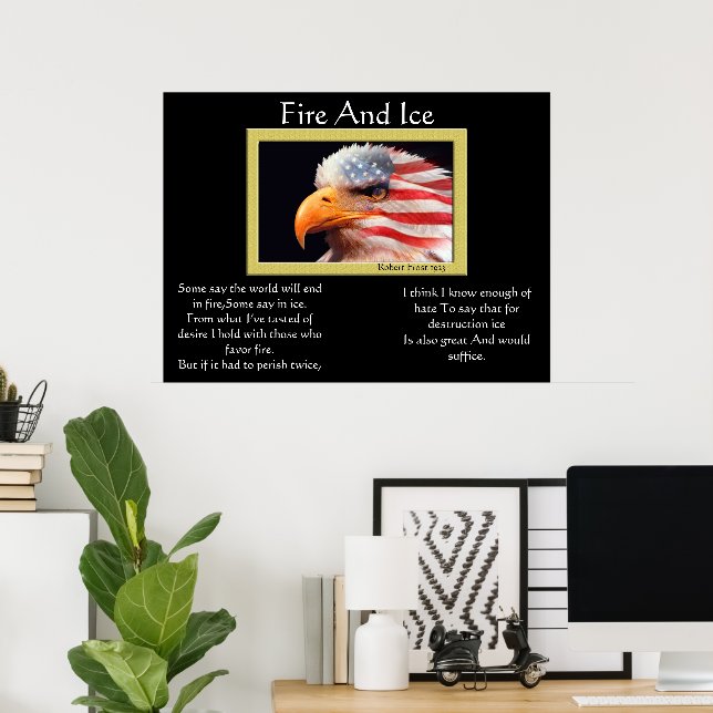 Aigle À Pompiers Et À Glace 4 juillet Affiches 13 (Bureau à domicile)