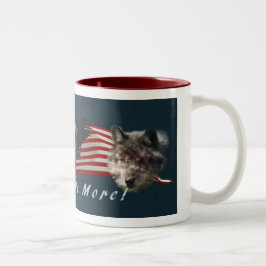 Aigle, Loup, Ours et Mug Drapeau américain