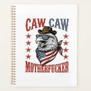 Aigle patriotique Caw Caw Design de t-shirt drôle