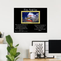 Aigle royal Fire And Ice 4th Of July Affiches 10