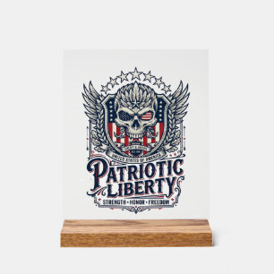 Aigle Tactique Patriotique Crâne Inspiré Militaire