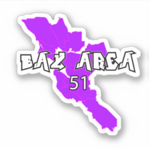 Aigle Vinyl Sticker Bay Area 51