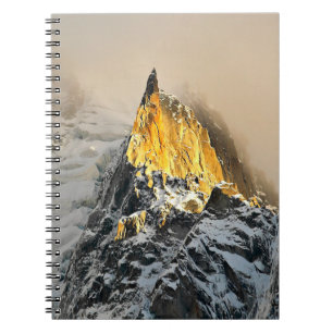 Aiguille des Deux Aigles Sonnenaufgang, Chamonix Notizblock