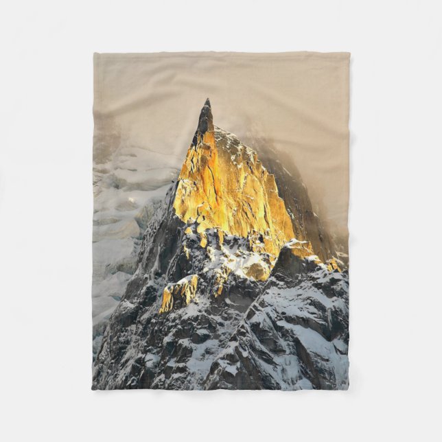 Aiguille des Deux Aigles Sunrise, Chamonix Fleecedecke (Vorderseite)
