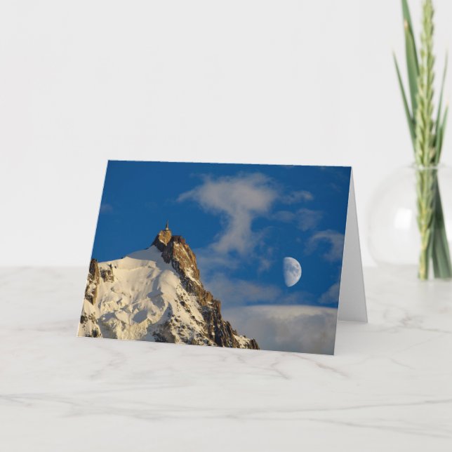 Aiguille du Midi | French Alps France Karte (Vorderseite)