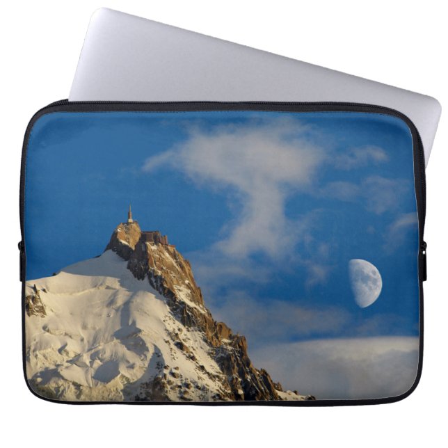 Aiguille | Französische Alpen Laptopschutzhülle (Vorderseite)