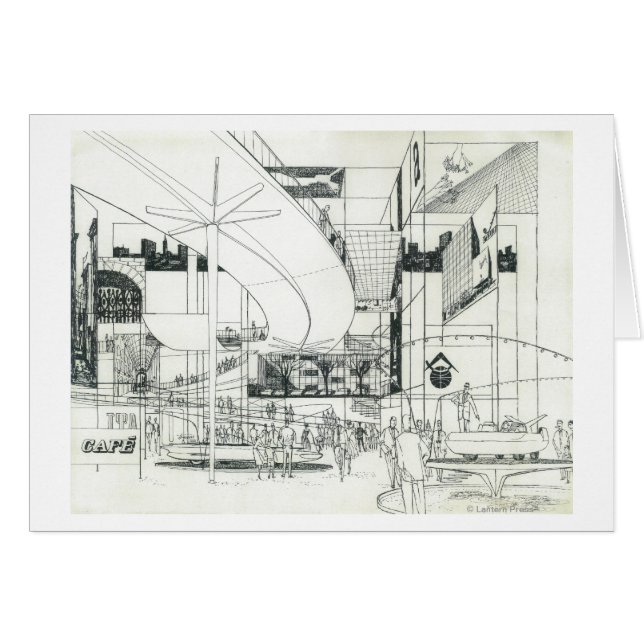 Aiguille spatiale - Concept aérien Dessin 2 (Devant horizontal)