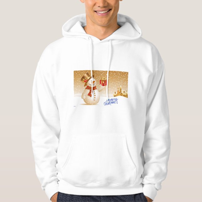 AIH Joyeux Sweat - shirt à capuche de Noël (Devant)