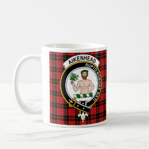 Aikenhead Clan Abzeichen Kaffee Tasse - Größe 11oz