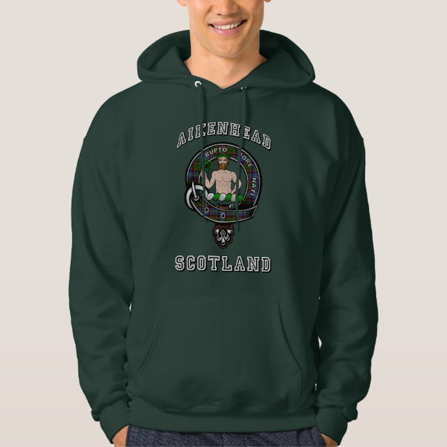 Aikenhead Tartan Clan Abzeichen Athletic Style Hoo Hoodie (Vorderseite)