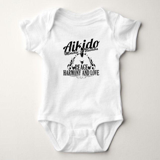 Aikido Baby Body Baby Strampler (Vorderseite)