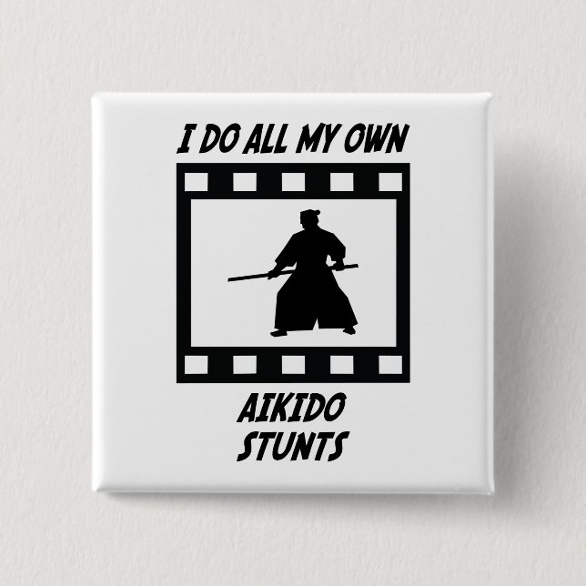Aikido-Bremsungen Button (Vorderseite)