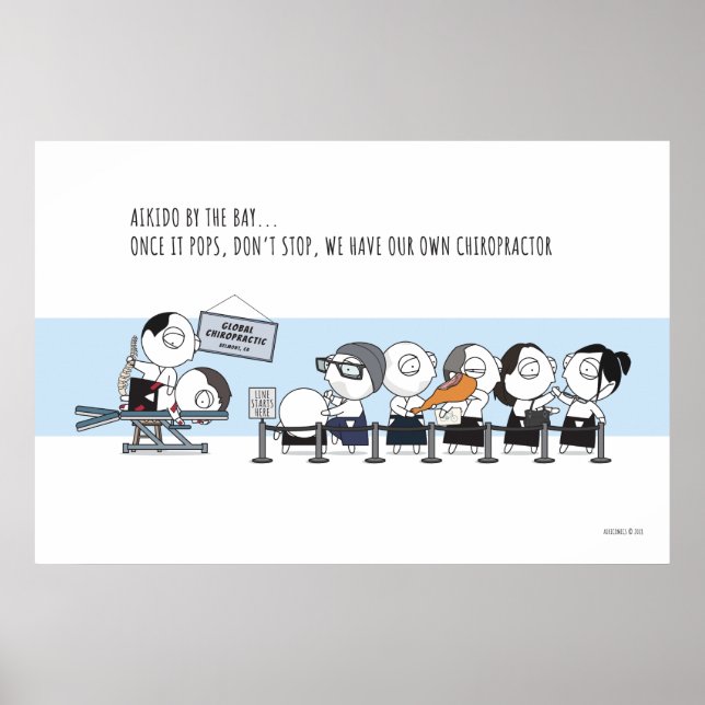 Aikido Chiropraktor Poster (Vorne)