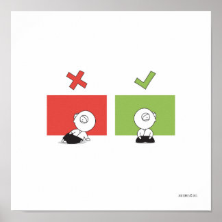Aikido - Dojo-Regel #5 Poster