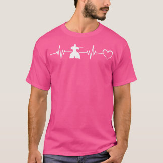Aikido Heartbeat Aikido Fighter Aikido Baseball T-Shirt