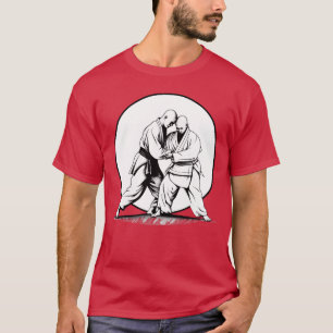 Aikido Kampfsportarten Sportkämpfer bei Sonnenunte T-Shirt