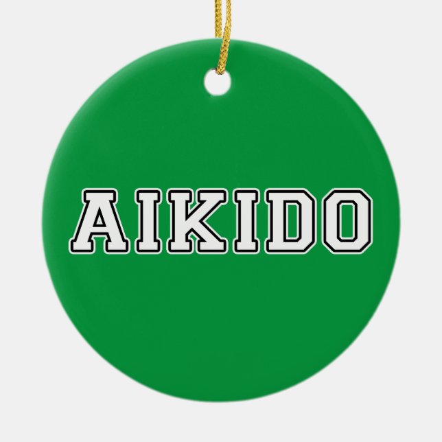 Aikido Keramik Ornament (Vorne)