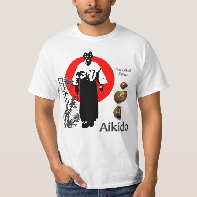 Aikido Le T-shirt de l'Art de la Paix (Devant)