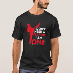 Aikido MIXED MARTIAL ARTS Ich brauche keine Waffe, T-Shirt