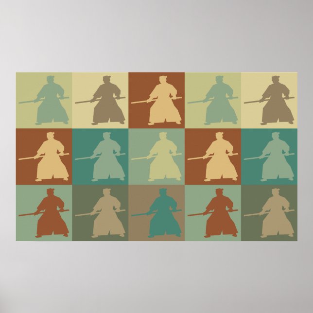 Aikido Pop Art Poster (Vorne)