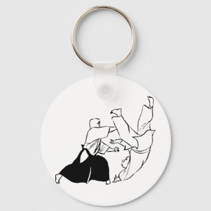 Aikido-Techniken Schlüsselanhänger