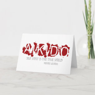 Aikido-Zitat Karte