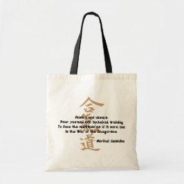 Aikido-Zitat Tragetasche