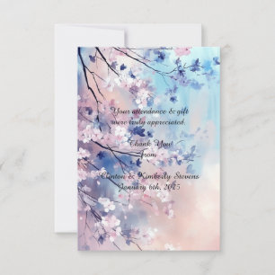 Aiko anpassbare flache Dankeskarten Dankeskarte