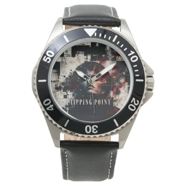 AiKo Beats™ Kipppunkt Armbanduhr (Vorderseite)