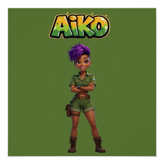 AiKo Beats™ Safari AiKo Explorer Poster (Vorderseite)
