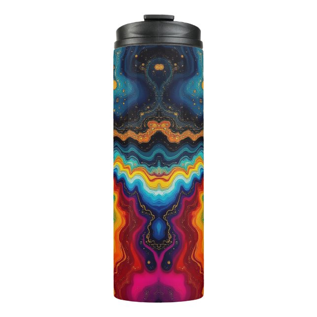 🌈 AiKo Beats™ V1 Thermosbecher (Vorderseite)