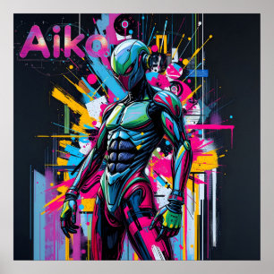 AiKo Grunge Grafik #2 Poster