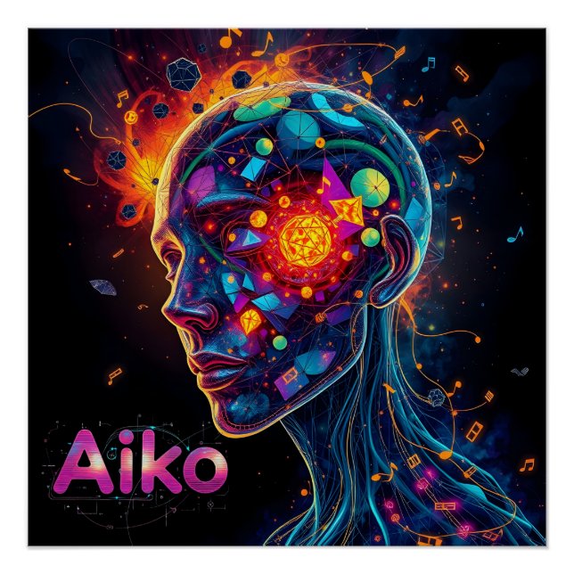 AiKo Grunge Grafik #4 Poster (Vorderseite)