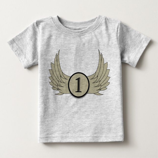 Ailes (âge 1) - T-shirt  Bébé jersey fin (Devant)