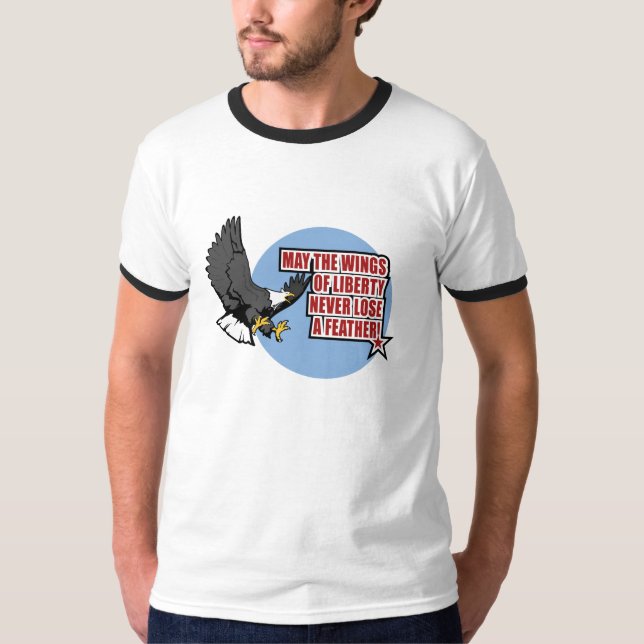 Ailes de T-shirt de liberté (Devant)