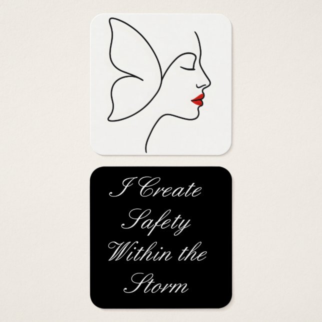 Ailes émergentes - Papillon caché (Devant & derrière)