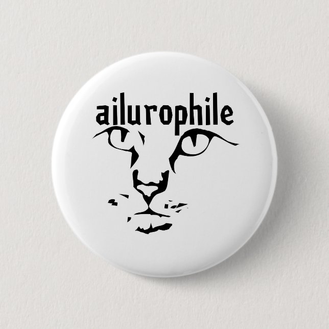 ailurophile Buttone Button (Vorderseite)