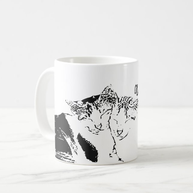 Ailurophile Kaffeetasse (Vorderseite Links)