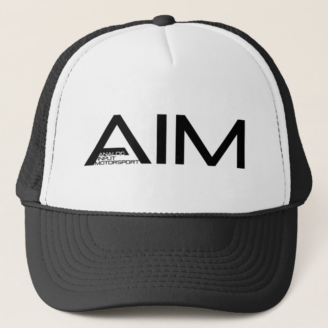 AIM-Fernlastfahrerhut Truckerkappe (Vorderseite)