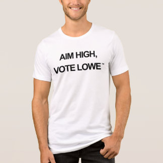 Aim High, Vote Lowe British Map Tri-Blend Shirt
