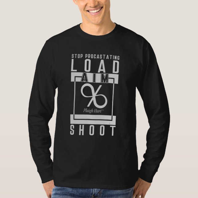 Aim Shoot laden T-Shirt (Vorderseite)