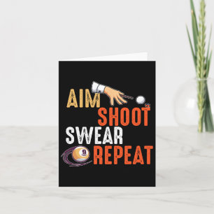 Aim Shoot Swear wiederholen Billards und Pool Karte
