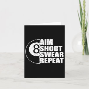 Aim Shoot Swear Wiederholung 8 Ball Pool Billard P Karte
