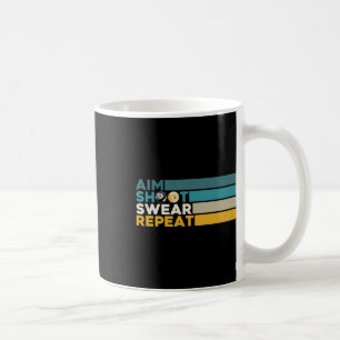 Aim Shoot Swear Wiederholung Pool Billard Player S Kaffeetasse