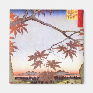 Aimant 江 戸 の 紅 葉, 広 érable d'Edo, Hiroshige, Ukiyo-e, 重