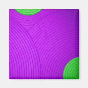 Aimant 06 vert et pourpre entoure l'aimant