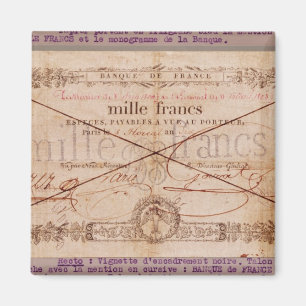 Aimant 1000 Francs billet de 8 Floreal, An X